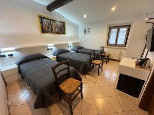 Χώρος καθιστικού στο Hotel Duca di Tromello