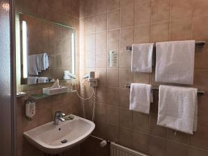 Koupelna v ubytování Eisberg Hotel Schwanen