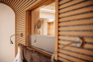 Koupelna v ubytování Hotel Leitner