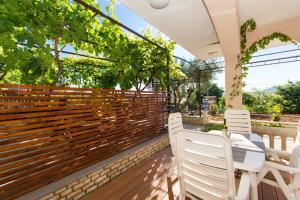 Balkón alebo terasa v ubytovaní Apartment Bareta
