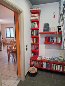Knihovna v bed and breakfast