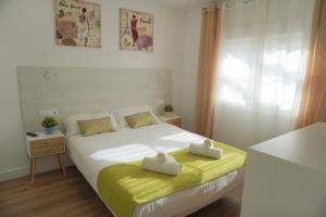 Postel nebo postele na pokoji v ubytování Villa MyRuedo