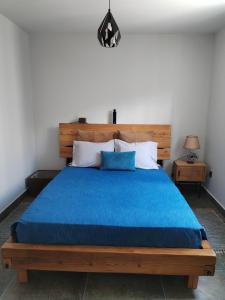 Postel nebo postele na pokoji v ubytování Casa do Favinha