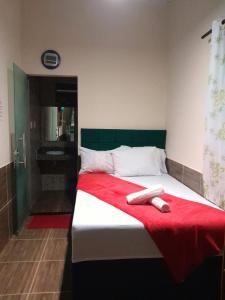 Postel nebo postele na pokoji v ubytování Hotel Sebastian + 1 fotografie