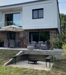 Zahrada ubytování Bert apartman