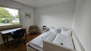Postel nebo postele na pokoji v ubytování Relax am Bodensee