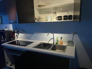 Kuchyň nebo kuchyňský kout v ubytování Jasmine Studio Trefoil