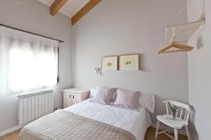Cama o camas de una habitación en Senda del Cabrerizo