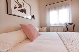 Cama o camas de una habitación en Senda del Cabrerizo