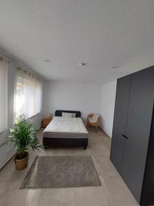 Postel nebo postele na pokoji v ubytování Monteurwohnung Ferienwohnung