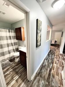 Et badeværelse på Comfortable Open Space. Pet Yes