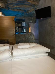 Spa Centar Vitez客房内的一张或多张床位