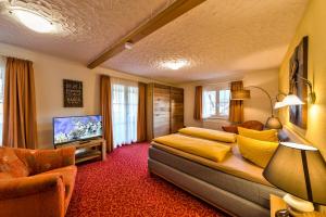 TV a/nebo společenská místnost v ubytování Hotel Sonneneck Titisee -Adults Only-
