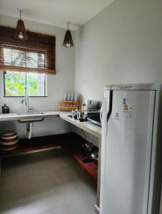 Η κουζίνα ή μικρή κουζίνα στο vivant eco beach