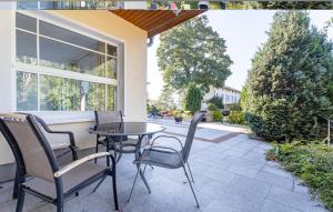 Ein Garten an der Unterkunft Achtern