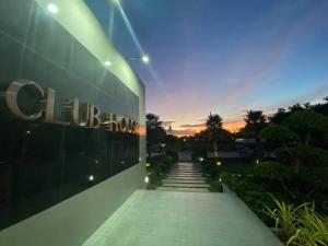 a view of a building with a staircase in front at 501B #1km to central festival #5 km to lee garden in Ban Khlong Wa