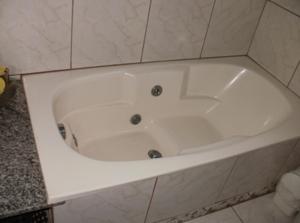 Koupelna v ubytování Maranata Hotel