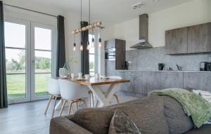 Η κουζίνα ή μικρή κουζίνα στο Cozy Apartment In Kamperland With Wifi