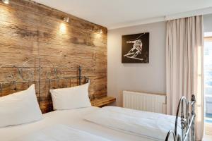 Łóżko lub łóżka w pokoju w obiekcie Design Apartment Villa Anna Kitzbühel