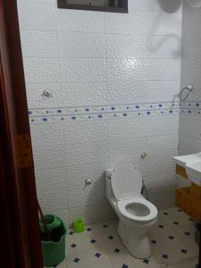 Koupelna v ubytování Edificio Moderno de Saurimo T6