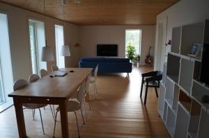 TV a/nebo společenská místnost v ubytování Plus Energy House