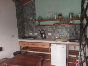 Kuchyň nebo kuchyňský kout v ubytování Casita de Piedra