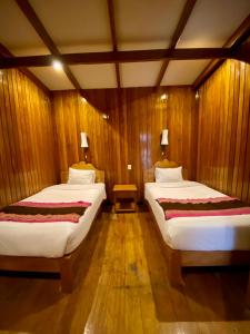 Postel nebo postele na pokoji v ubytování Mistico Machupicchu Eco B&B