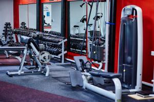 Fitness centrum a/nebo fitness zařízení v ubytování Apartmany Fit Gym