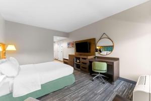 Postel nebo postele na pokoji v ubytování Hampton Inn Stroudsburg Poconos