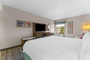 TV a/nebo společenská místnost v ubytování Hampton Inn Stroudsburg Poconos