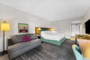 Postel nebo postele na pokoji v ubytování Hampton Inn Stroudsburg Poconos