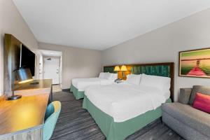 Postel nebo postele na pokoji v ubytování Hampton Inn Stroudsburg Poconos