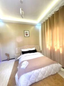 hotel darna with air conditioning客房内的一张或多张床位