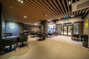 Restaurace v ubytování Rivertain Hotel Gyeongju