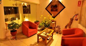 Χώρος καθιστικού στο Awki´s Dream Hotel