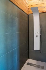 Ένα μπάνιο στο Chalet en bois et pierre avec Bain nordique +1 φωτογραφίες