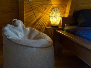 Postel nebo postele na pokoji v ubytování Thethi Villas
