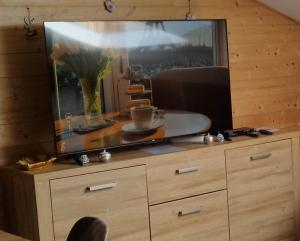 Kuchyň nebo kuchyňský kout v ubytování loftvesubie Studio