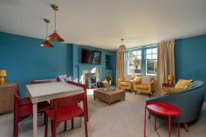 Et opholdsområde på Queensberry Cottage