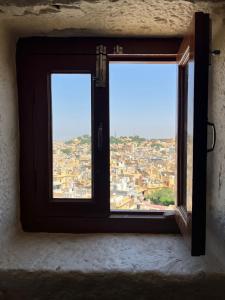 Vista general de Jaisalmer o vista desde el hostal o pensión