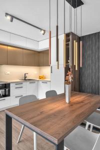 Kuchyň nebo kuchyňský kout v ubytování Apartment VIVA TEBA Vrchlabí