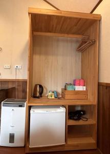 Kuchyň nebo kuchyňský kout v ubytování Star Coffee & Homestay