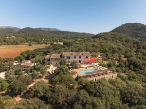 an aerial view of a house in the mountains at Son Sabater by Zafiro in Sa Pobla