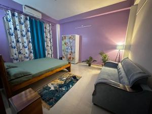Postel nebo postele na pokoji v ubytování Kuhipaat Homestay