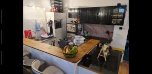 Kuchyň nebo kuchyňský kout v ubytování Appartement dans une résidence privée