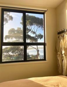Postel nebo postele na pokoji v ubytování Essence Kangaroo Island - Tiny home American River