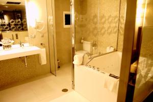 Koupelna v ubytování Hotel Don Paco