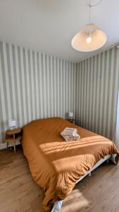 En eller flere senge i et værelse på La Pictave, maison poitevine à 5 mn du Futuroscope + 63 billeder