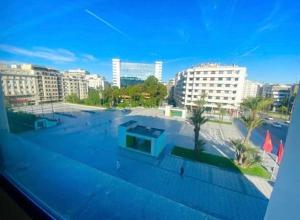 a view from a window of a city with buildings at Appartement Centre ville Tanger in Tangier
