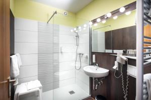 Koupelna v ubytování Parkhotel Hitzacker